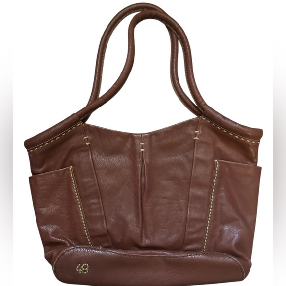 49 square miles  large bag beautiful leather pristine new condition used under 5 - Picture 1 of 16